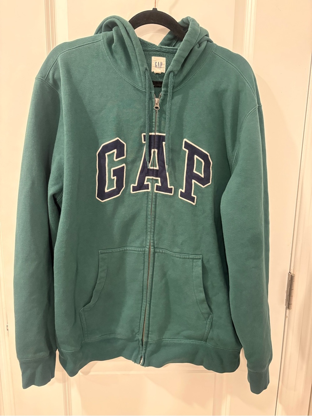 GAP Teal Zip-Up Hoodie Jacket